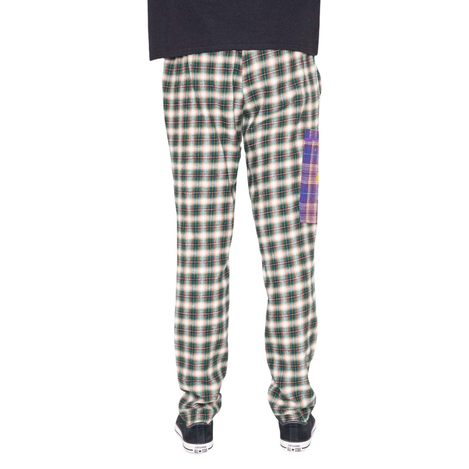 Skidz Pants Stash Pant - Hunter Green Flannel
