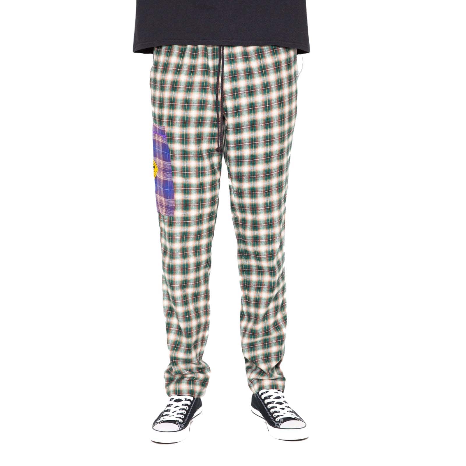 Skidz Pants Stash Pant - Hunter Green Flannel