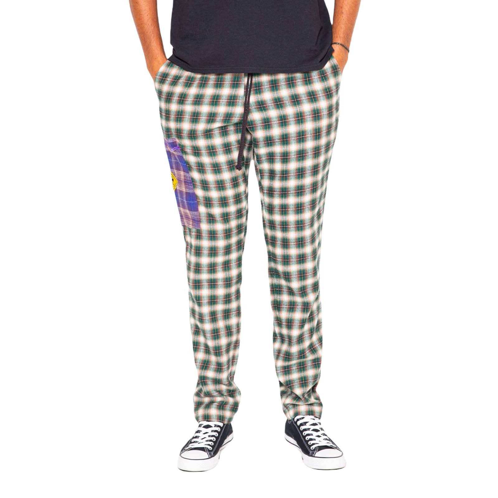 Skidz Pants Stash Pant - Hunter Green Flannel