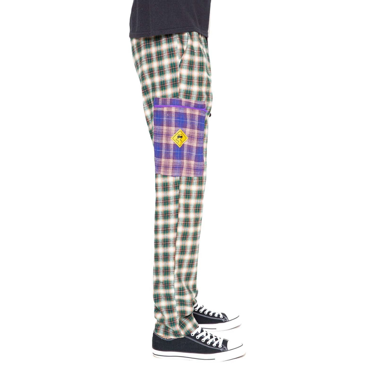 Skidz Pants Stash Pant - Hunter Green Flannel