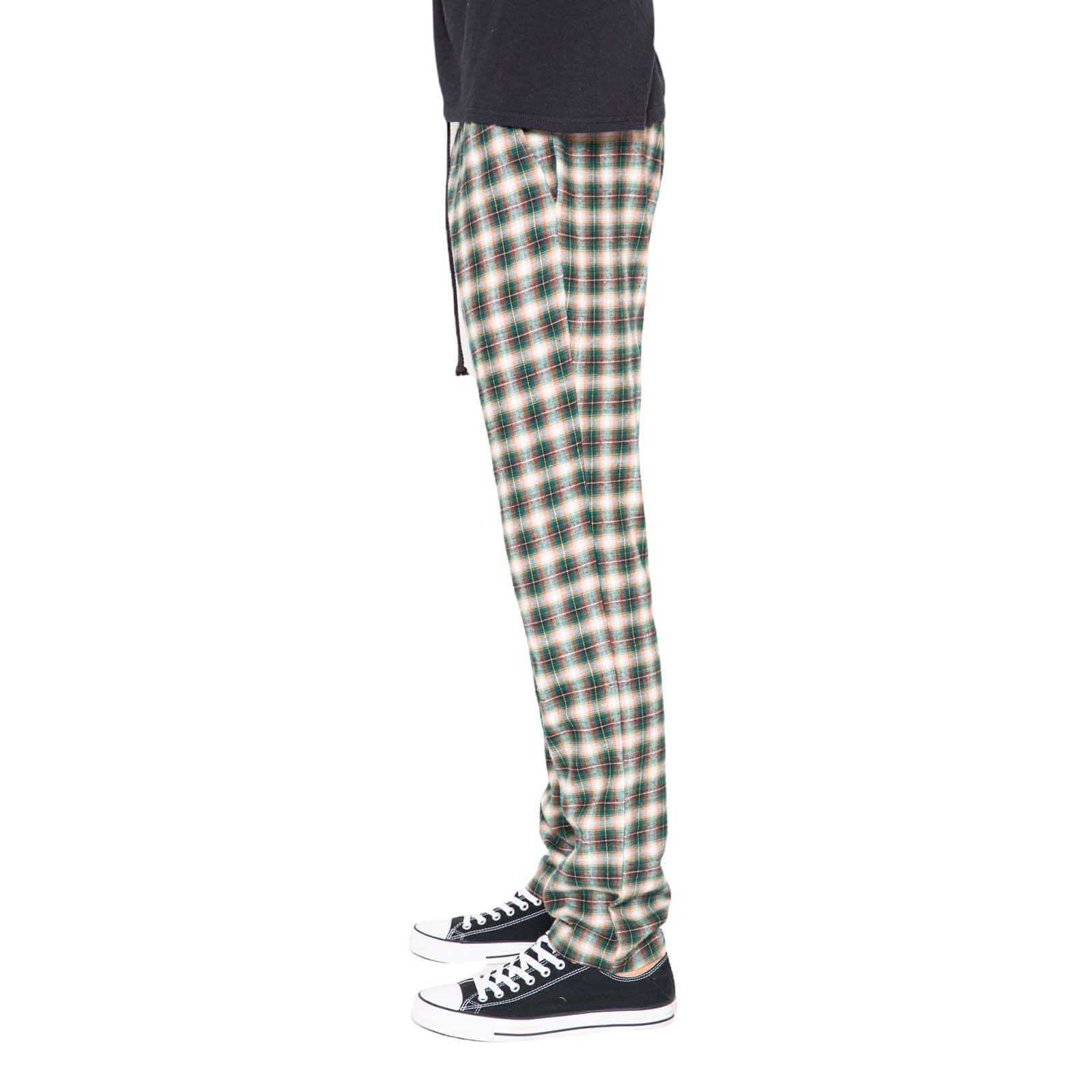 Skidz Pants Stash Pant - Hunter Green Flannel