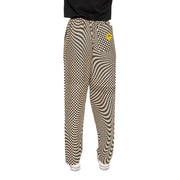 Skidz Pants Trippy Check - Sand & Black