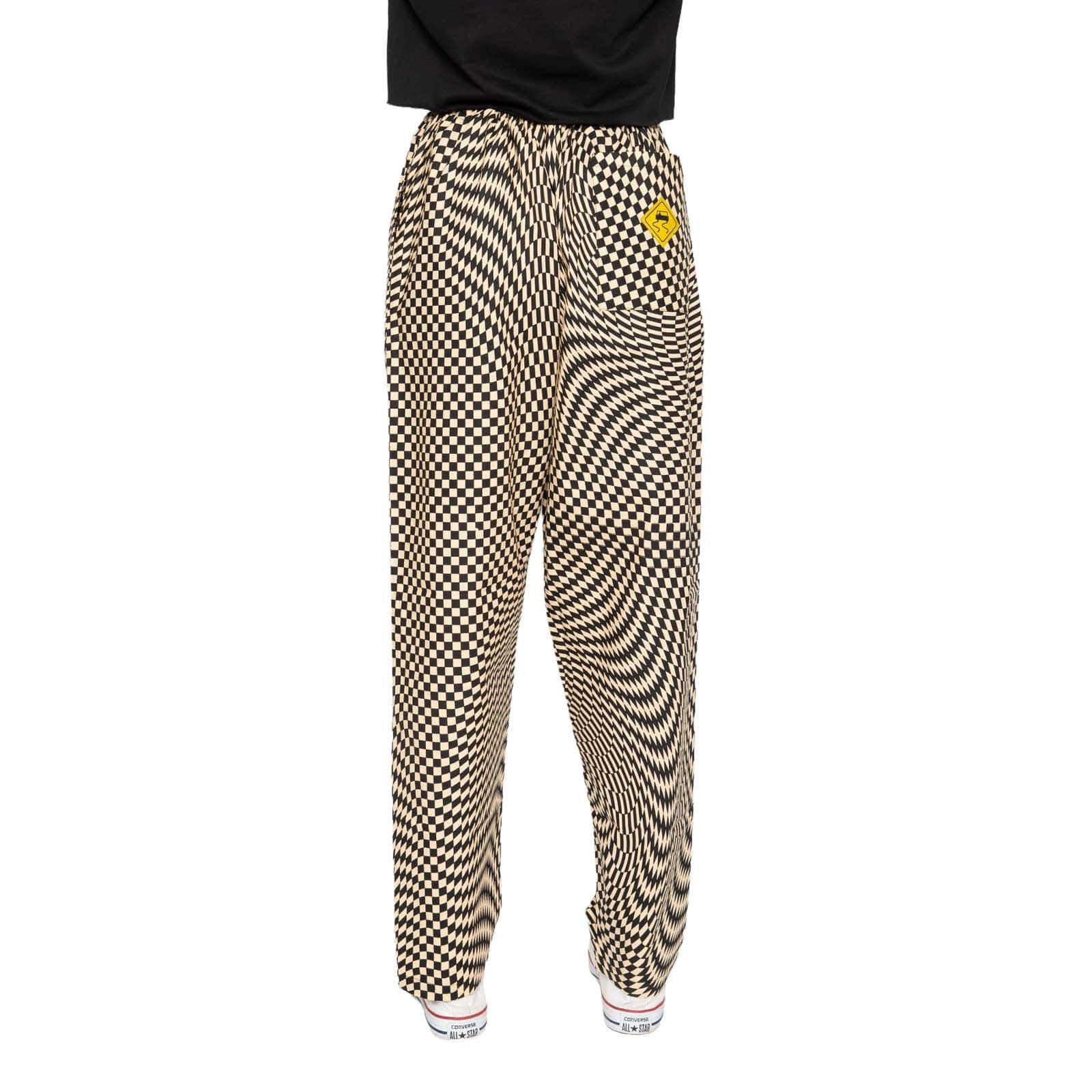 Skidz Pants Trippy Check - Sand & Black