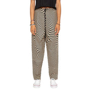 Skidz Pants Trippy Check - Sand & Black