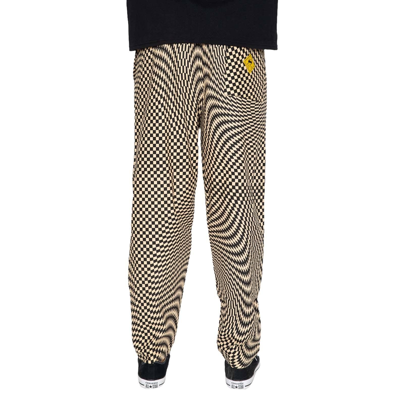 Skidz Pants Trippy Check - Sand & Black