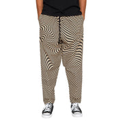 Skidz Pants Trippy Check - Sand & Black