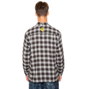 Smoking Jacket - Black & White Tartan - SKIDZ NYC