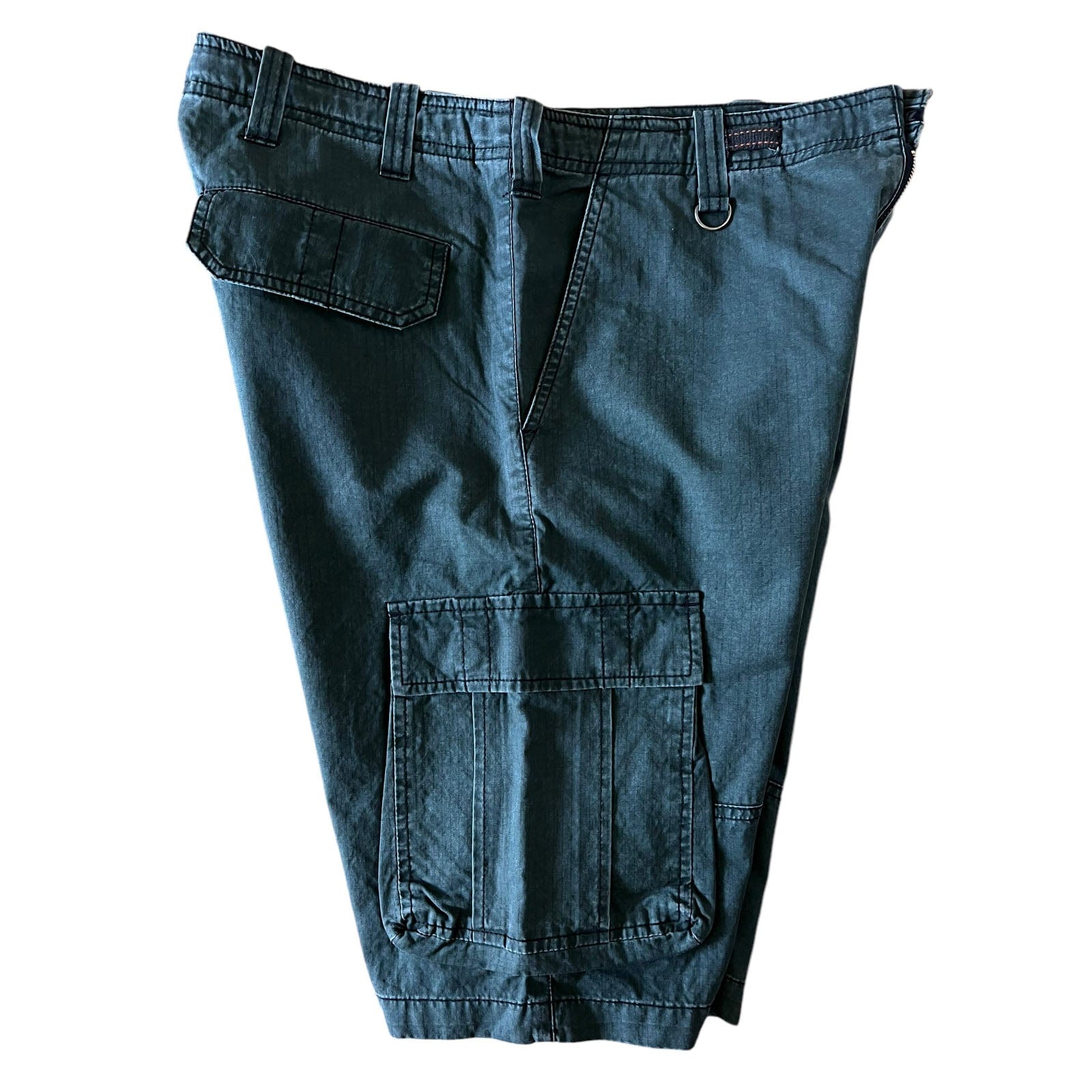 SKIDZ Shorts Canvas Cargo Shorts - Gunmetal Blue