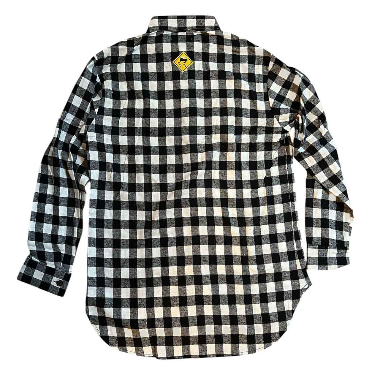 SKIDZ Shirts & Tops Plaid Flannel Shirt - Black & White