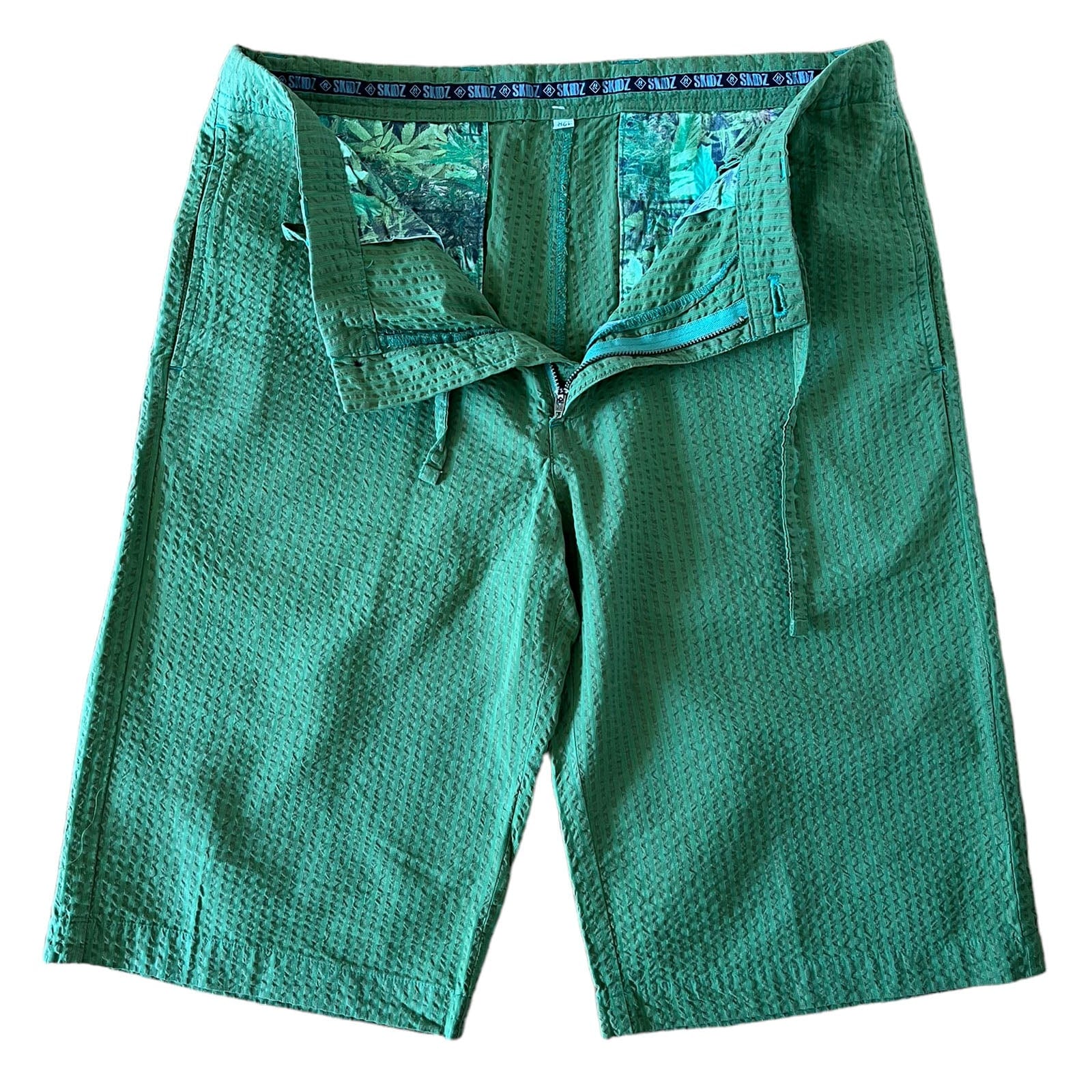 SKIDZ Shorts Seersucker Shorts Vol2 - Green Striped