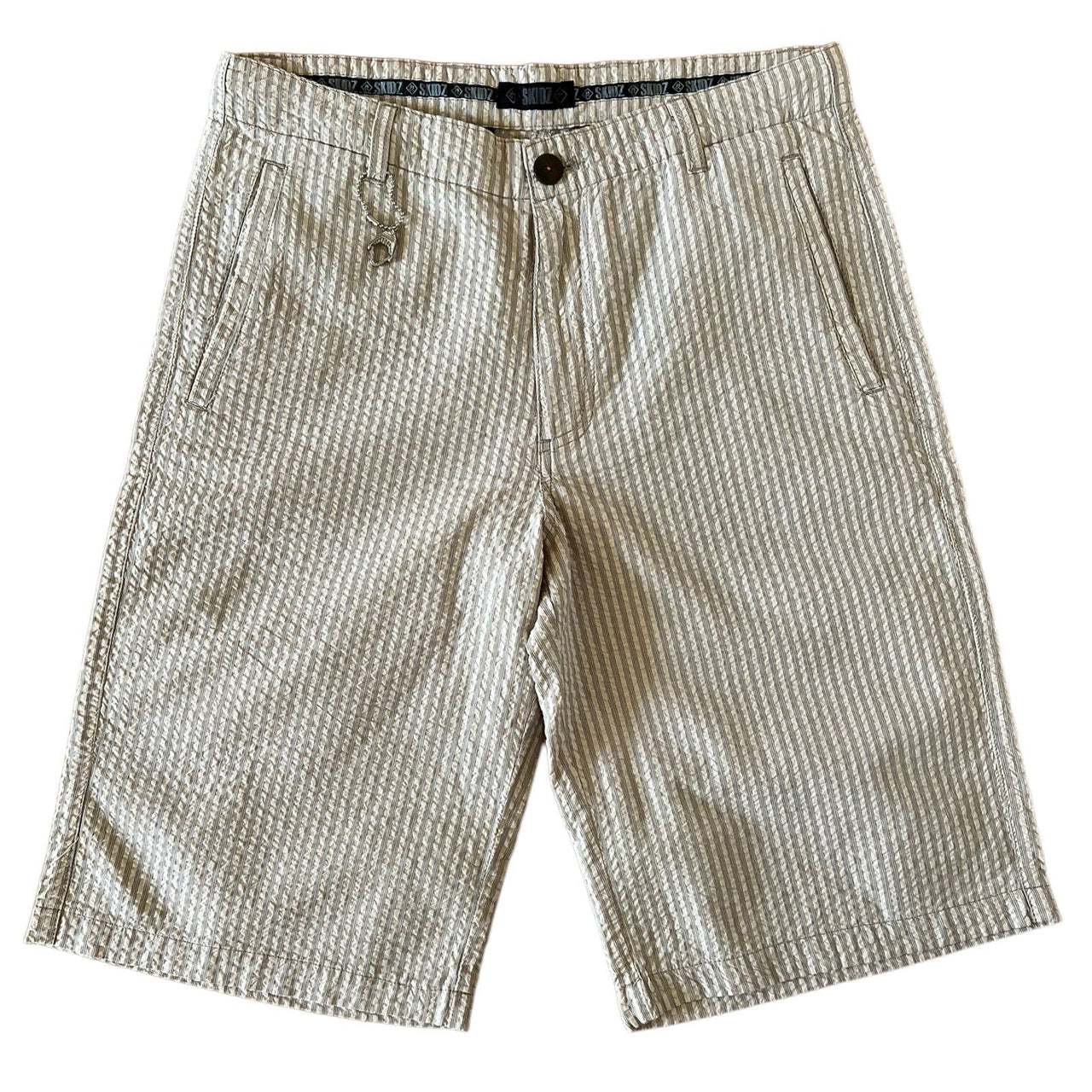 SKIDZ Shorts Seersucker Shorts Vol2 - Natural Striped