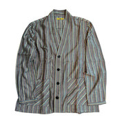 Skidz Tops VAULT: Smoking Jacket - Faded Stripes