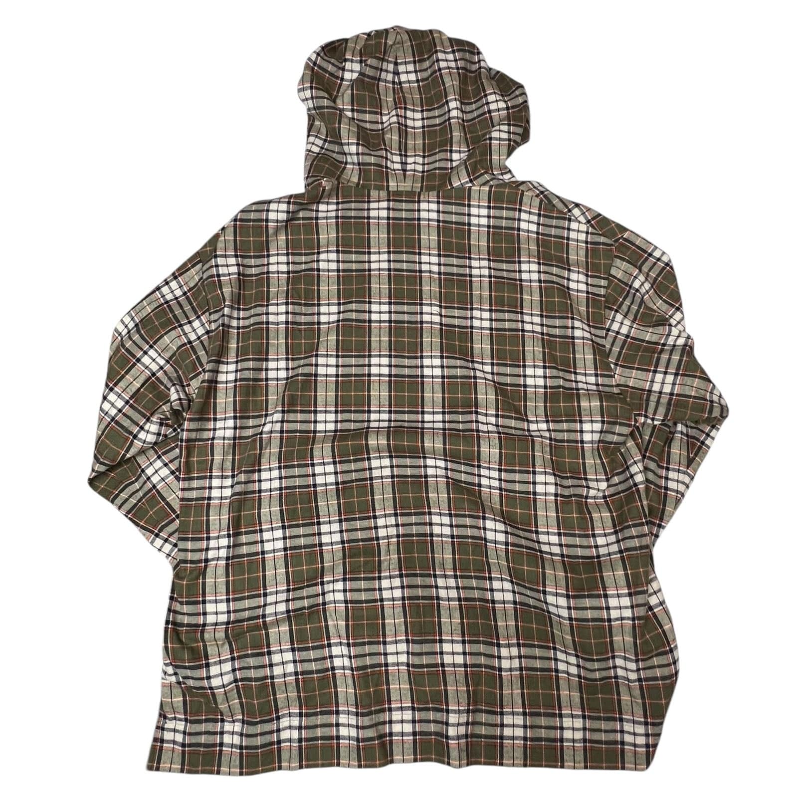 VaultGreenPlaidPulloverHoodie_