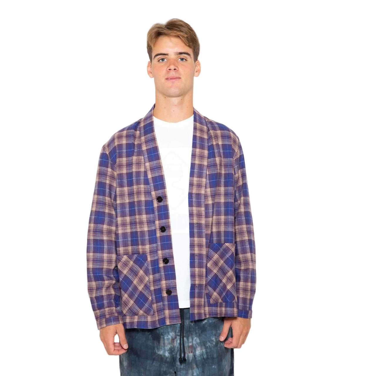 Skidz Tops Smoking Jacket - Baymen Purple
