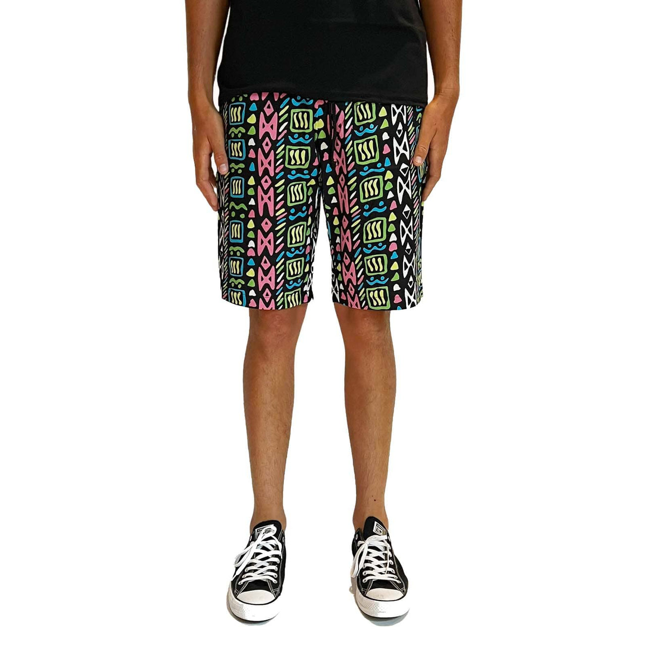 Skidz Shorts Fresh Prints Shorts - Black