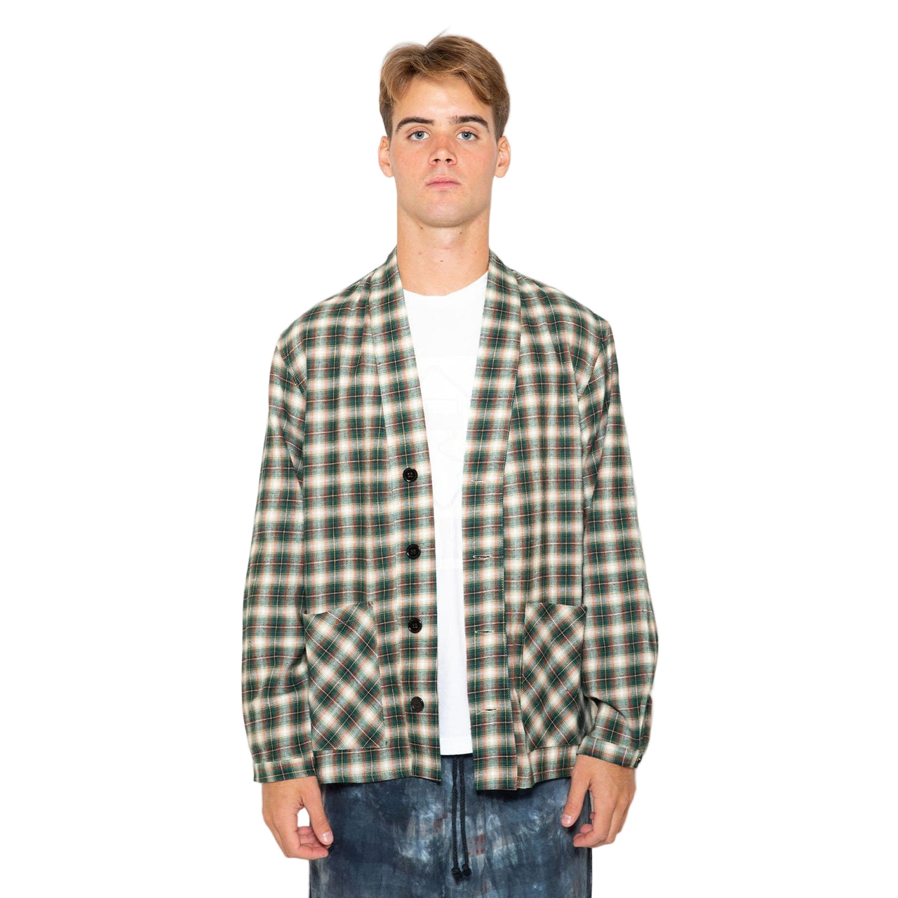 Smoking Jacket - Hunter Green - SKIDZ NYC