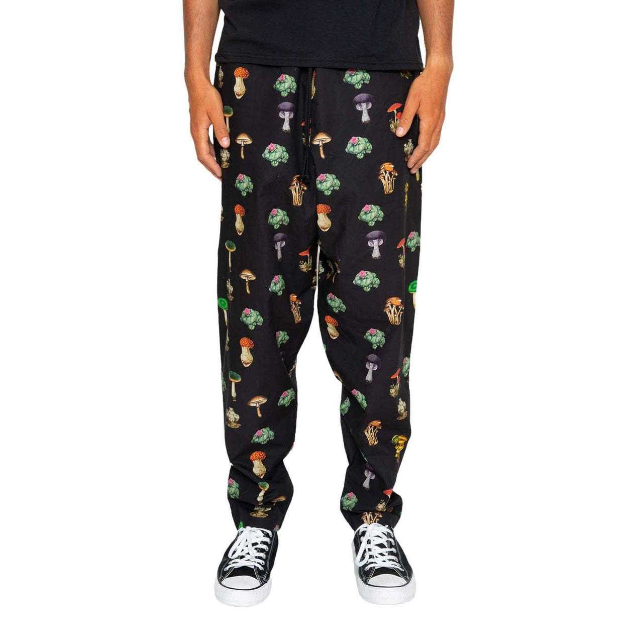 Skidz Pants Mushrooms & Cacti - Black