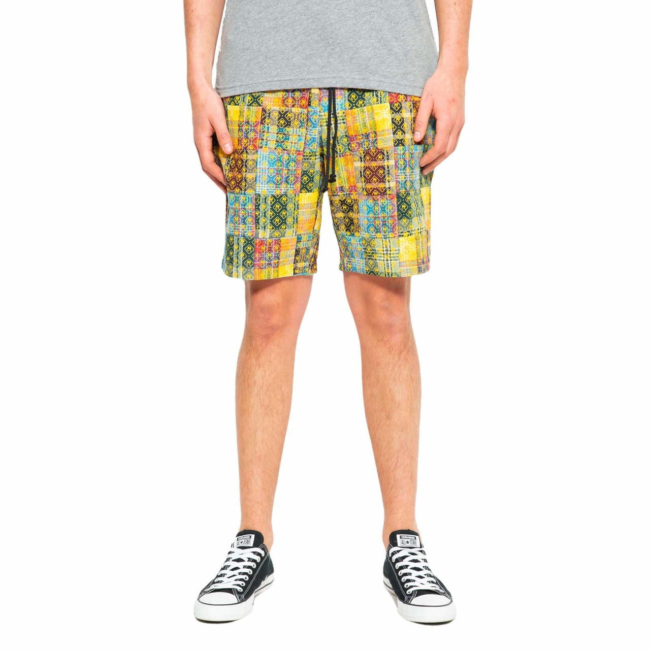 Skidz Pants Skidz Logo Patchwork Shorts