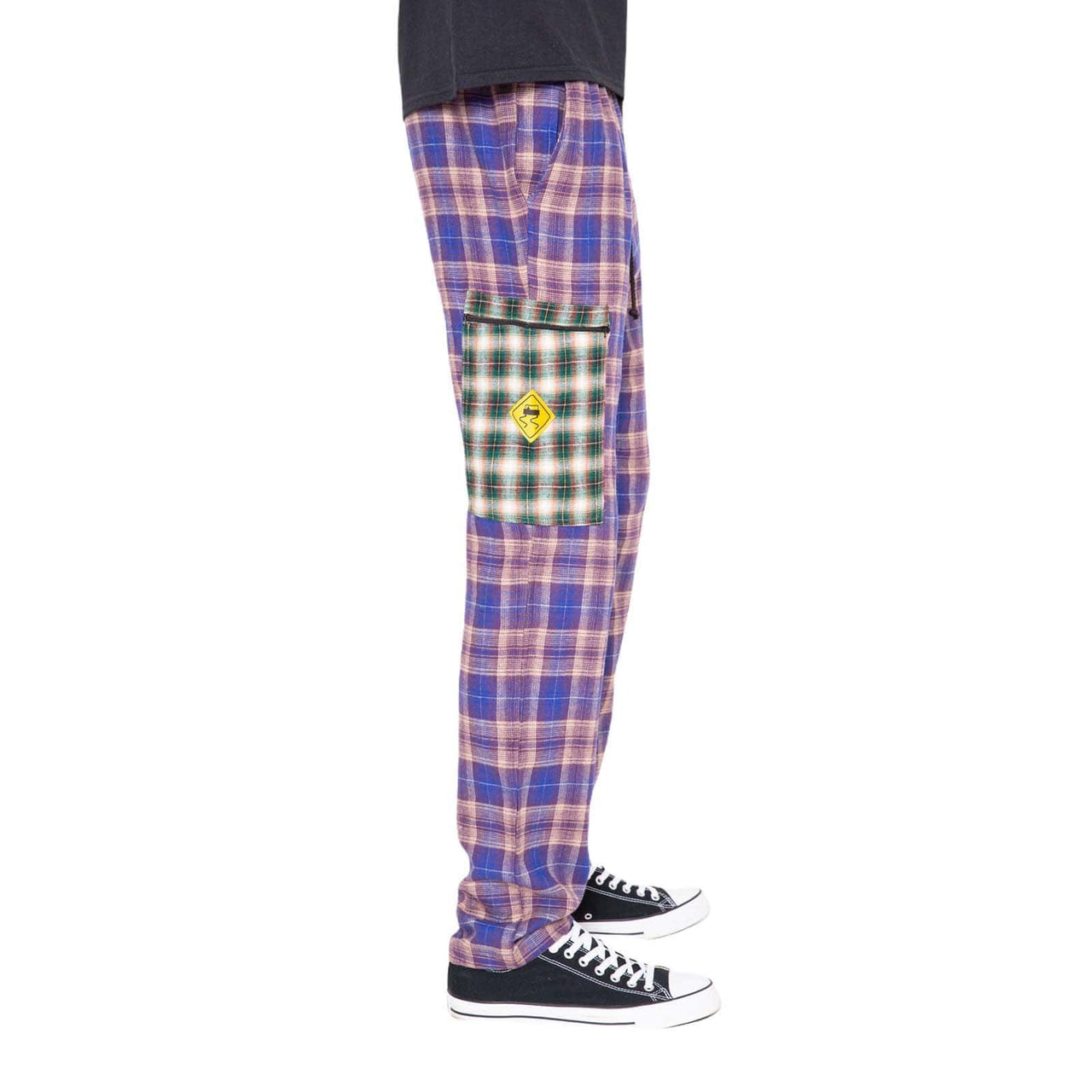 Skidz Pants Stash Pant - Baymen Purple Flannel