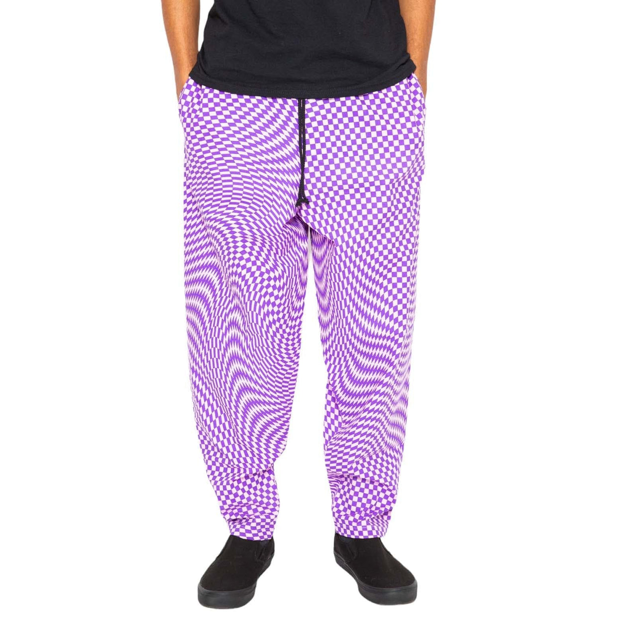 Skidz Pants Trippy Check - Purple