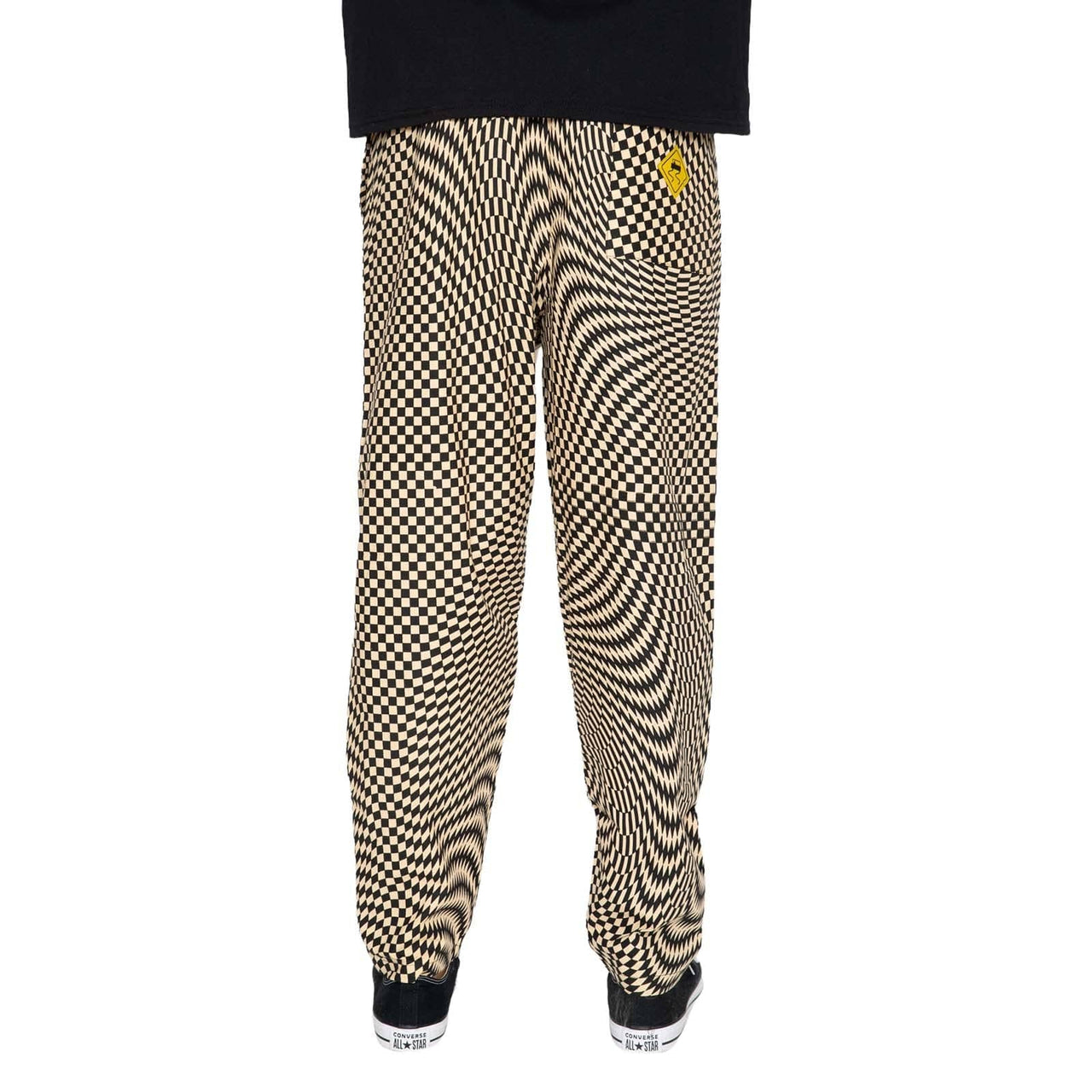 Skidz Pants Trippy Check - Sand & Black