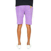Skidz Shorts Trippy Check Shorts - Lilac & Purple