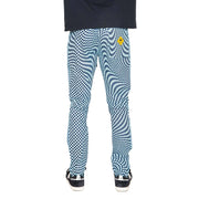 Skidz Stash Pant - Trippy Check Light Blue/Navy